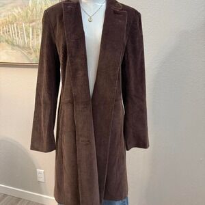 NWT Willi Smith brown corduroy coat - Size 14 (fits like L)